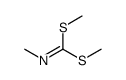 N-methyl-1,1-bis(methylsulfanyl)methanimine Structure