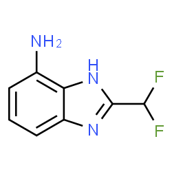 1H-Benzimidazol-4-amine,2-(difluoromethyl)-(9CI)结构式