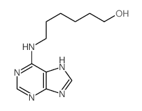 1-Hexanol,6-(9H-purin-6-ylamino)- structure