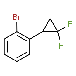 1-bromo-2-(2,2-difluorocyclopropyl)benzene Structure