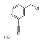4-(Chloromethyl)picolinonitrile hydrochloride Structure