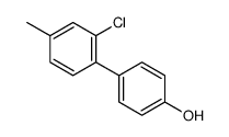 4-(2-chloro-4-methylphenyl)phenol Structure