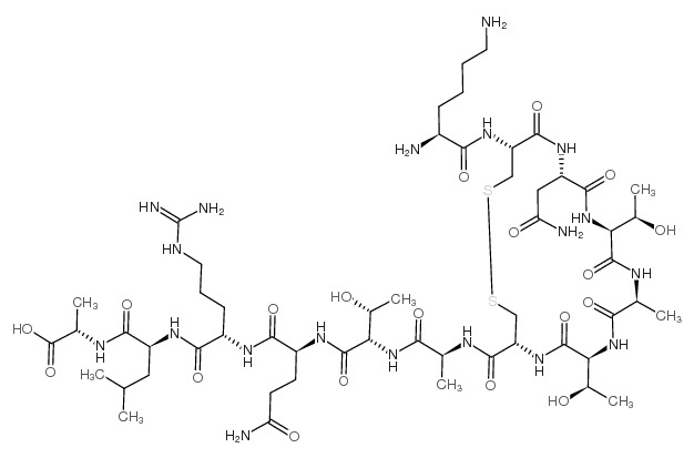 Amylin (1-13) (human) structure