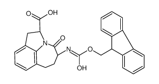 Fmoc-(2S,5S)-5-氨基-1,2,4,5,6,7-六氢氮杂环庚烷[3,2,1-Hi]吲哚-4-酮-2-羧酸图片