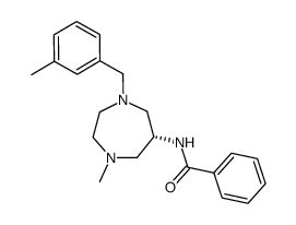 (R)-N-(1-methyl-4-(3-methylbenzyl)-1,4-diazepan-6-yl)benzamide Structure
