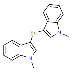 Bis(1-methyl-1H-indol-3-yl) selenide Structure