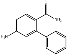 5-Amino-biphenyl-2-carboxylic acid amide结构式