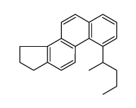 1-pentan-2-yl-16,17-dihydro-15H-cyclopenta[a]phenanthrene结构式