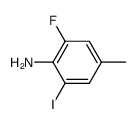 2-fluoro-6-iodo-4-methylbenzenamine结构式