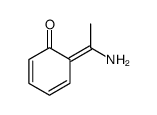 6-(1-aminoethylidene)cyclohexa-2,4-dien-1-one结构式