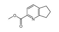 methyl 6,7-dihydro-5H-cyclopenta[b]pyridine-2-carboxylate结构式
