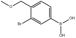 3-Bromo-4-(methoxymethyl)phenylboronic acid Structure
