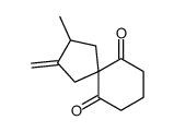 2-methyl-3-methylidenespiro[4.5]decane-6,10-dione Structure