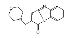 2-(morpholin-4-ylmethyl)-[1,3]thiazolo[3,2-a]benzimidazol-1-one结构式