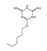 6-hexoxy-1,3,5-triazine-2,4-diamine结构式