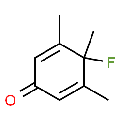 2,5-Cyclohexadien-1-one,4-fluoro-3,4,5-trimethyl-(9CI) structure