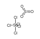 pentachloro-l5-stibane compound with sulfur trioxide (1:1) Structure