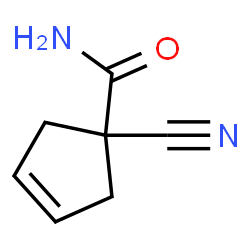 3-Cyclopentene-1-carboxamide,1-cyano-(9CI)结构式