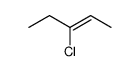 3-chloropent-2-ene结构式