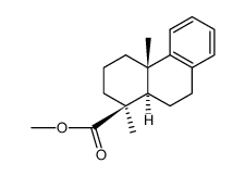 Podocarpa-8,11,13-trien-19-oic acid methyl ester structure