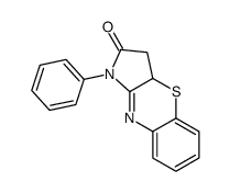 1-phenyl-3,3a-dihydropyrrolo[3,2-b][1,4]benzothiazin-2-one Structure