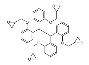 2,2',2'',2'''-[ethane-1,2-diylidenetetrakis(phenyleneoxymethylene)]tetraoxirane Structure