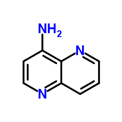 1,5-萘啶-4-胺结构式