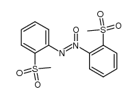 bis-(2-methanesulfonyl-phenyl)-diazene-N-oxide Structure