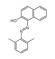 1-(2,6-Dimethyl-phenylazo)-[2]naphthol结构式