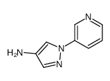 1-pyridin-3-ylpyrazol-4-amine结构式