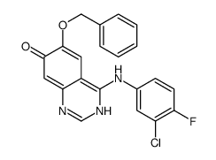 4-(3-chloro-4-fluoroanilino)-6-phenylmethoxy-1H-quinazolin-7-one Structure