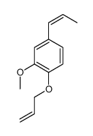 2-methoxy-1-prop-2-enoxy-4-prop-1-enylbenzene结构式