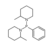 bis(2-methylpiperidin-1-yl)-phenylphosphane Structure