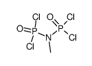 μ-methyl-μ-imido-diphosphoric acid tetrachloride Structure