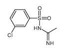 (1E)-N'-[(3-Chlorophenyl)sulfonyl]ethanimidamide Structure