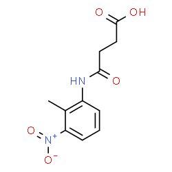 4-[(2-Methyl-3-nitrophenyl)amino]-4-oxobutanoic acid结构式