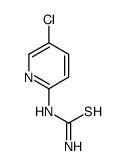 N-(5-Chloro-2-pyridyl)thiourea结构式