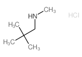 N,2,2-triMethylpropan-1-amine hydrochloride structure