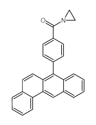 aziridin-1-yl-(4-benzo[a]anthracen-7-ylphenyl)methanone Structure