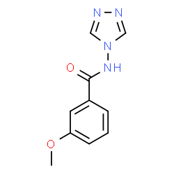 3-METHOXY-N-(4H-1,2,4-TRIAZOL-4-YL)BENZENECARBOXAMIDE Structure