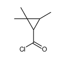 Cyclopropanecarbonyl chloride, 2,2,3-trimethyl- (9CI)结构式