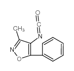 4-ISOCYANATO-3-METHYL-5-PHENYLISOXAZOLE structure