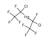 bis-(1-chloro-1,2,2,2-tetrafluoro-ethyl)-mercury Structure