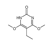 2(1H)-Pyrimidinone, 5-ethyl-4,6-dimethoxy- (9CI) structure