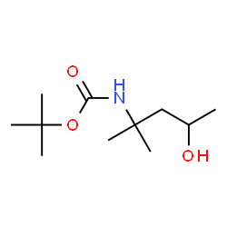 Carbamic acid, (3-hydroxy-1,1-dimethylbutyl)-, 1,1-dimethylethyl ester (9CI)结构式