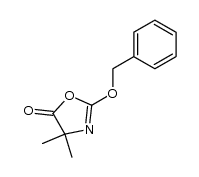 2-benzyloxy-4,4-dimethyl-5(4H)-oxazolone Structure