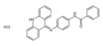 N-[4-(acridin-9-ylamino)phenyl]benzamide,hydrochloride Structure