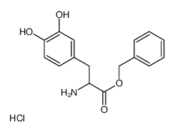 [3-(3,4-dihydroxyphenyl)-1-oxo-1-phenylmethoxypropan-2-yl]azanium,chloride Structure