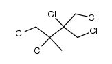 1,2,3,4-tetrachloro-2-chloromethyl-3-methyl-butane Structure