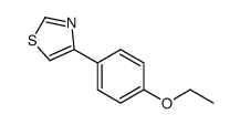 Thiazole, 4-(4-ethoxyphenyl)- (9CI) Structure
